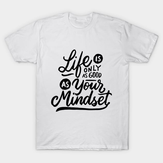 Positive Mindset T-Shirt by BlindVibes